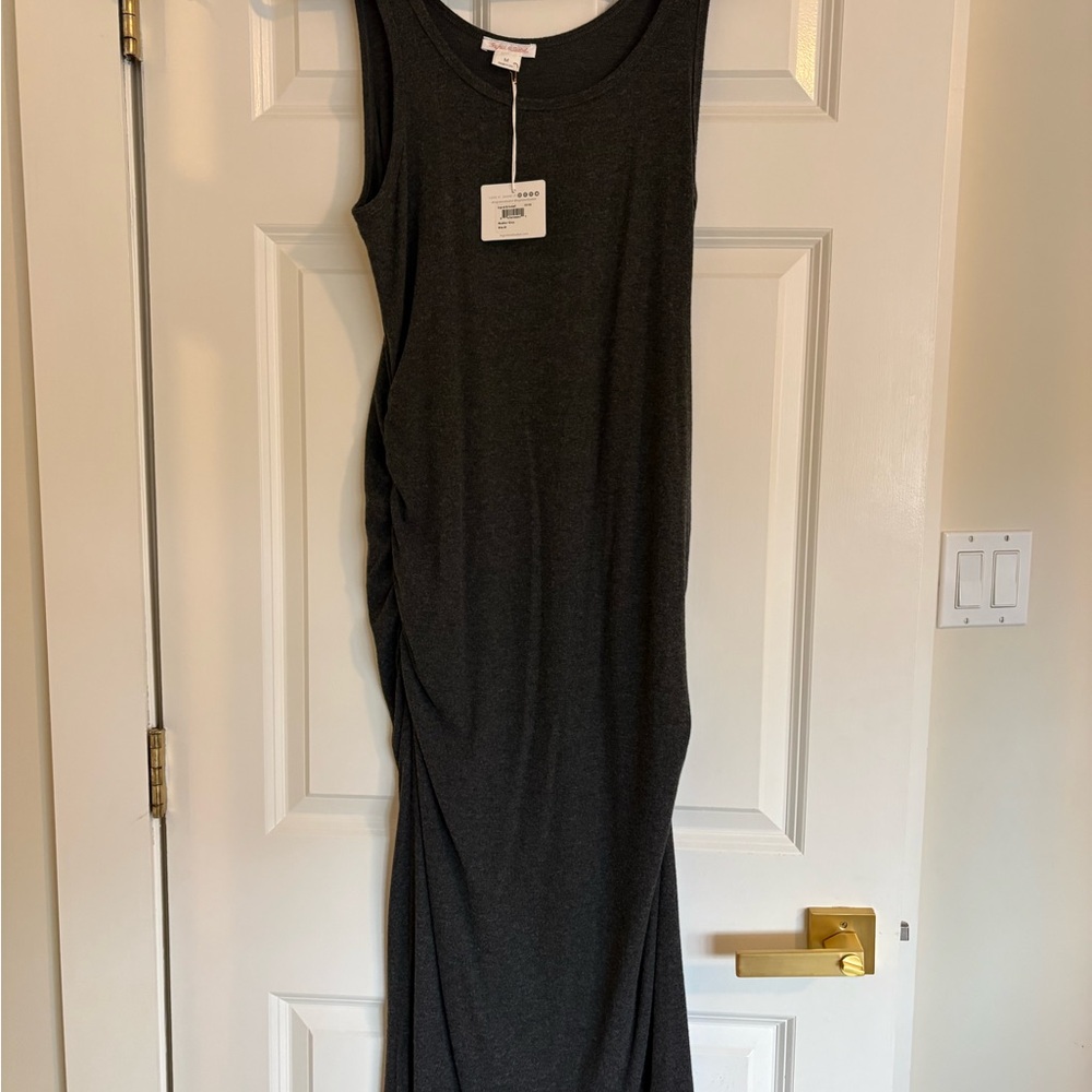 Ingrid & Isabel Charcoal Midi Dress
